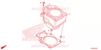 CYLINDRE pour Honda FOURTRAX 420 RANCHER 4X4 Manual Shift de 2017