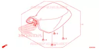 SELLE pour Honda FOURTRAX 420 RANCHER 4X4 Manual Shift de 2017