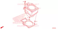 CYLINDRE pour Honda FOURTRAX 420 RANCHER 2X4 BASE de 2017