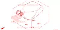 SELLE pour Honda FOURTRAX 420 RANCHER 2X4 BASE de 2017