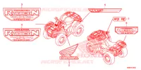 AUTOCOLLANTS pour Honda FOURTRAX 500 FOREMAN RUBICON 4X4 AT IRS DCT de 2017