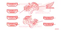 AUTOCOLLANTS pour Honda FOURTRAX 500 FOREMAN ES PS de 2017