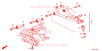 TRIANGLES AVANT pour Honda FOURTRAX 500 FOREMAN ES PS de 2017