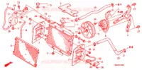 RADIATEUR pour Honda FOURTRAX 650 RINCON de 2004