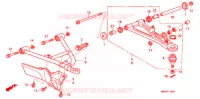 TRIANGLES AVANT pour Honda FOURTRAX 650 RINCON de 2004