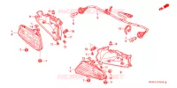 FEU ARRIERE pour Honda FOURTRAX 650 RINCON GPS de 2005