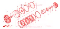 EMBRAYAGE (BAS) pour Honda FOURTRAX 680 RINCON de 2006