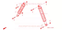 AMORTISSEUR AVANT pour Honda FOURTRAX 680 RINCON CAMO de 2008