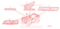 AUTOCOLLANTS pour Honda FOURTRAX 680 RINCON CAMO de 2009