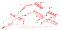 REPOSE PIED   PEDALE pour Honda FOURTRAX 680 RINCON CAMO de 2009