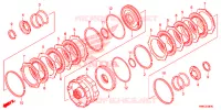EMBRAYAGE (2 3) pour Honda FOURTRAX 680 RINCON BLACK de 2017