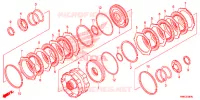 EMBRAYAGE (2 3) pour Honda FOURTRAX 680 RINCON BLACK de 2017