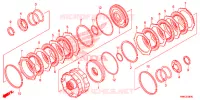 EMBRAYAGE (2 3) pour Honda FOURTRAX 680 RINCON RED de 2017