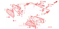 FEU ARRIERE pour Honda FOURTRAX 680 RINCON GPS CAMO de 2008