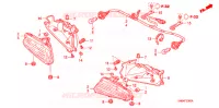 FEU ARRIERE pour Honda FOURTRAX 680 RINCON GPS de 2009