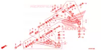 TRIANGLES AVANT pour Honda TRX 700 XX de 2008