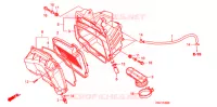 FILTRE A AIR pour Honda SUPER CUB 110 de 2010