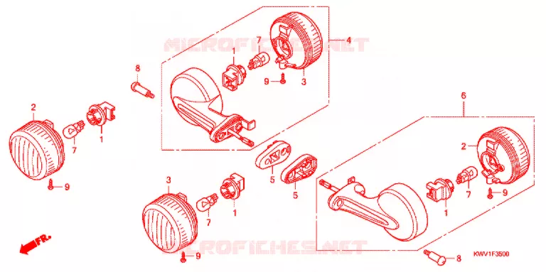 CLIGNOTANT Honda MOTO 110 CUB 2012  C110B
