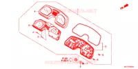 COMPTEUR pour Honda CB 650 F de 2016