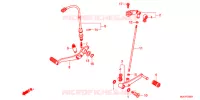 PEDALE pour Honda CB 650 F de 2016