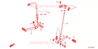PEDALE pour Honda CBR 650 F ABS de 2014