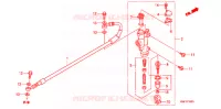 MAITRE CYLINDRE DE FREIN ARRIERE pour Honda CRF 150 R BIG WHEELS de 2007
