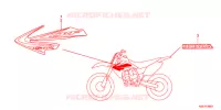AUTOCOLLANTS pour Honda CRF 150 R de 2013