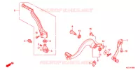 PEDALE   KICK pour Honda CRF 250 X de 2013
