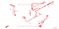 PEDALE   KICK pour Honda SUPER CUB 110 MD スーパーカブ, TYPE Y2 de 2017