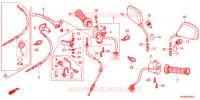 LEVIER DE GUIDON   CABLE   COMMODO pour Honda SUPER CUB 50 PRO -J- de 2017