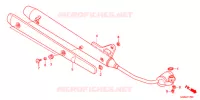 SILENCIEUX D'ECHAPPEMENT pour Honda SUPER CUB 50 PRO -J- de 2017