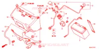 BATTERIE pour Honda NC 750 X ABS LOWER de 2016