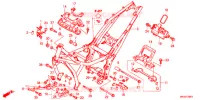 CADRE pour Honda NC 750 X ABS LOWER de 2016