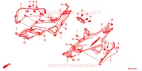 COUVERCLES LATERAUX pour Honda NC 750 X LOWER de 2016
