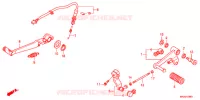 PEDALE pour Honda NC 750 X LOWER de 2016