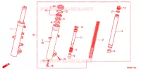 FOURCHE pour Honda FAZE 250 de 2017
