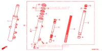 FOURCHE pour Honda FAZE 250 TYPE S de 2013