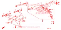 TRIANGLES AVANT pour Honda FOURTRAX 500 FOREMAN ES de 2011