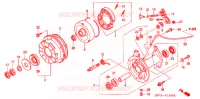 TAMBOUR DE FREIN ARRIERE pour Honda SPORTRAX TRX 90 de 2004