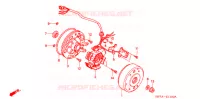 ALTERNATEUR pour Honda SPORTRAX TRX 90 de 2005