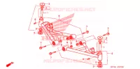 TRIANGLES AVANT pour Honda SPORTRAX TRX 90 EX de 2008