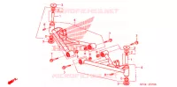 TRIANGLES AVANT pour Honda SPORTRAX TRX 90 de 2009