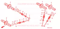ARBRE A CAMES pour Honda VF 750 MAGNA de 2001