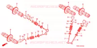 ARBRE A CAMES pour Honda VF 750 MAGNA de 2002