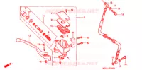 MAITRE CYLINDRE DE FREIN AVANT pour Honda VF 750 MAGNA de 2002