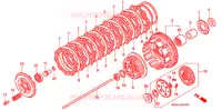 EMBRAYAGE pour Honda VF 750 MAGNA de 1999