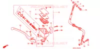 MAITRE CYLINDRE DE FREIN AVANT pour Honda VF 750 MAGNA DELUXE de 1995