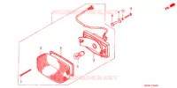 FEU ARRIERE pour Honda VF 750 MAGNA DELUXE de 1995
