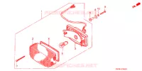 FEU ARRIERE pour Honda VF 750 MAGNA DELUXE de 1996