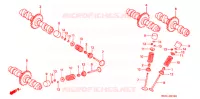 ARBRE A CAMES pour Honda VF 750 MAGNA DELUXE de 1996